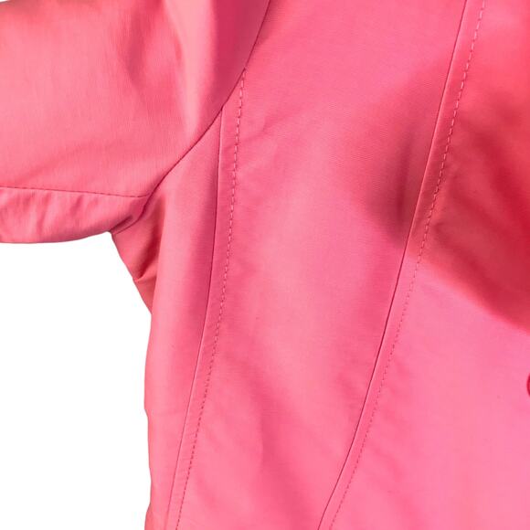 Max&Co. Trench Coat‎ Womens Pink Sz 6 Belted Jacket double breasted - Picture 7 of 12